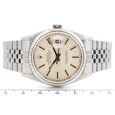 Rolex Datejust 36 16234 36mm White gold and Stainless steel Champagne 3