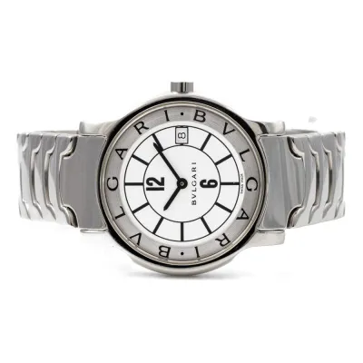 Bulgari Solotempo ST35S 35mm Silver White 3