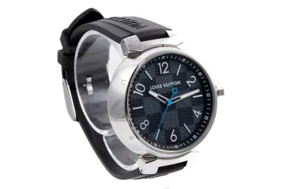 Louis Vuitton Tambour QA073 41mm Stainless steel Black 2