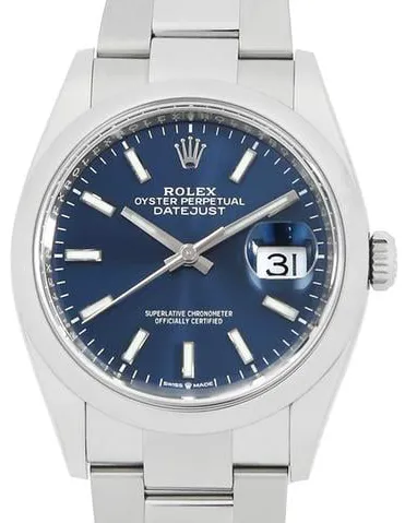 Rolex Datejust 36 126200 36mm Stainless steel Blue