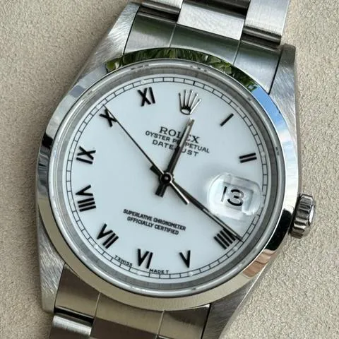 Rolex Datejust 36 16200 36mm Stainless steel White 1