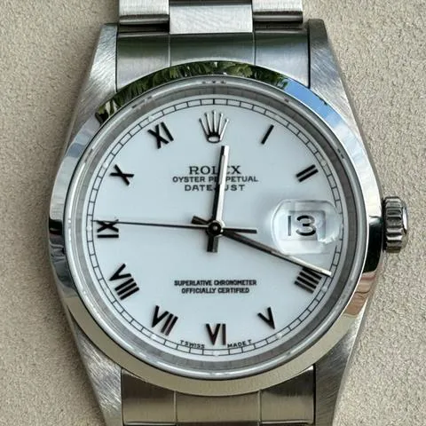 Rolex Datejust 36 16200 36mm Stainless steel White 2