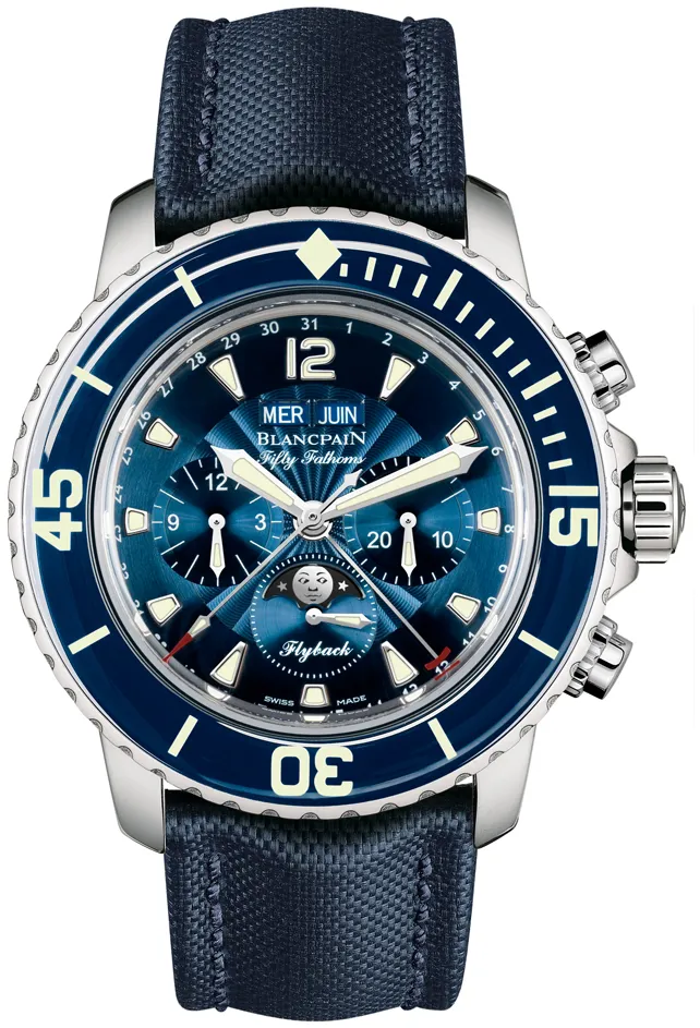 Blancpain Fifty Fathoms 5066f-1140-52b 45mm Stainless steel Blue