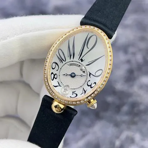 Breguet Reine de Naples 8918BA/58/864 29mm Yellow gold Mother-of-pearl 4