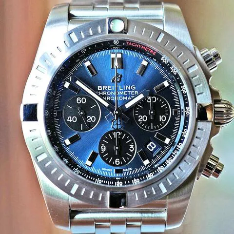 Breitling Chronomat AB0115101C1A1 44mm Stainless steel Blue