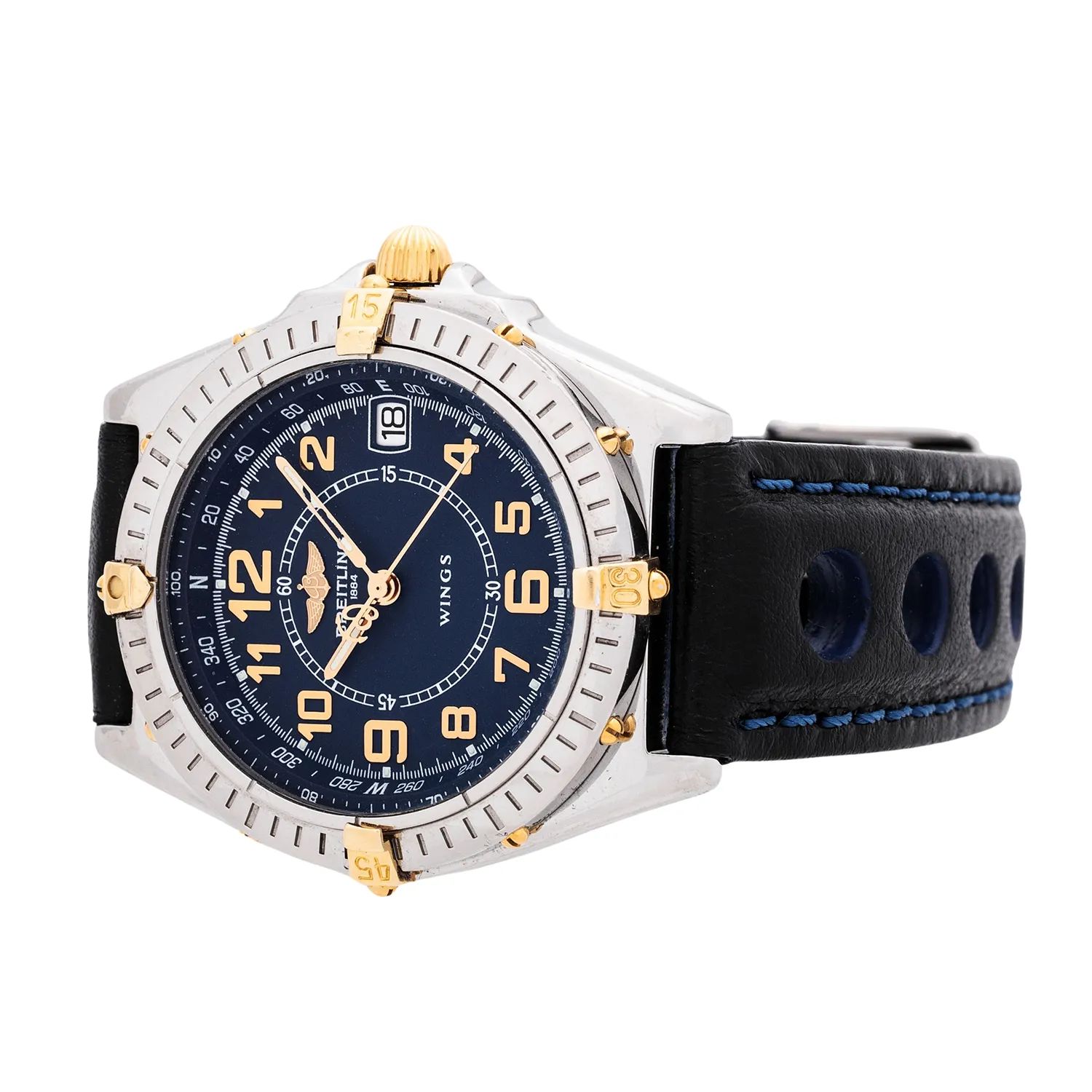 Breitling Windrider B66050 38mm Yellow gold and Stainless steel Blue 4