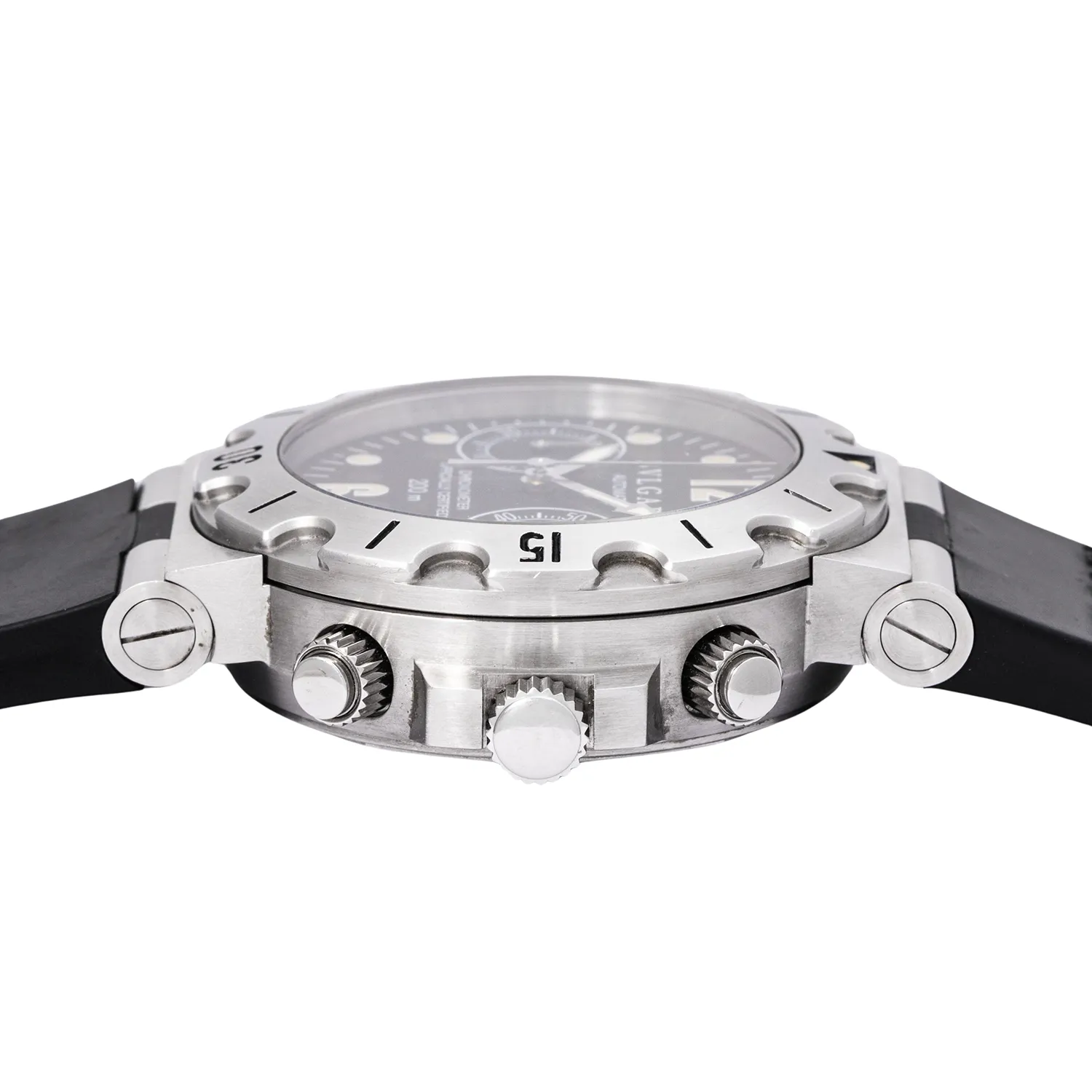 Bulgari Bulgari SC38S 38mm Stainless steel Black 2