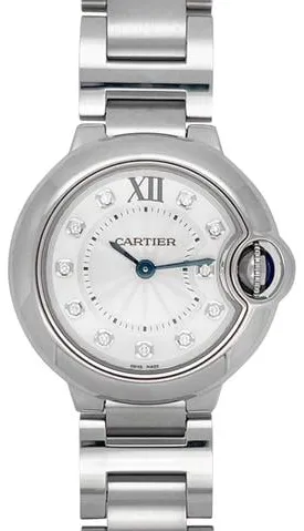 Cartier Ballon Bleu 28mm WE902073 28mm Stainless steel Silver