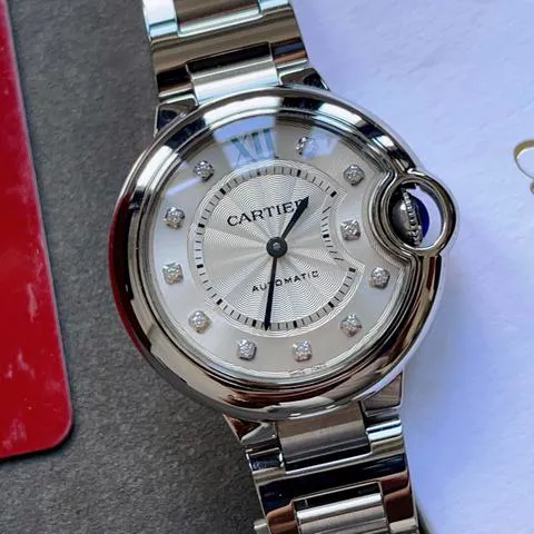 Cartier Ballon Bleu 33mm WE902074 33mm Stainless steel Silver 2