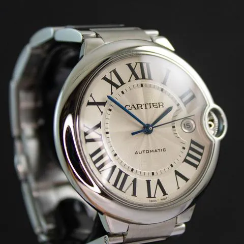 Cartier Ballon Bleu 42mm 3001 42mm Stainless steel Silver 3