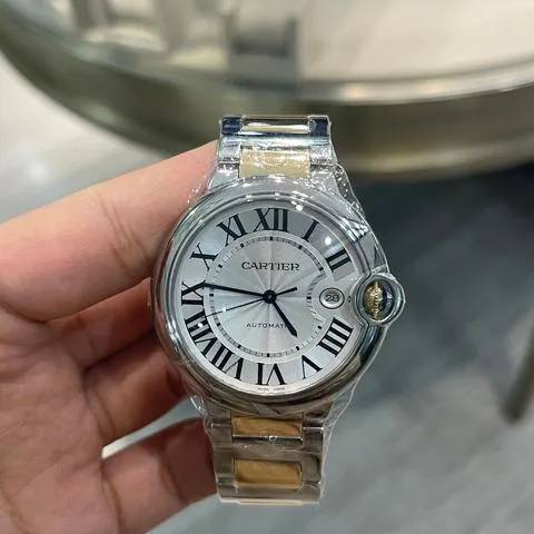 Cartier Ballon Bleu 42mm W69009Z3 42mm Yellow gold and Stainless steel Silver 2