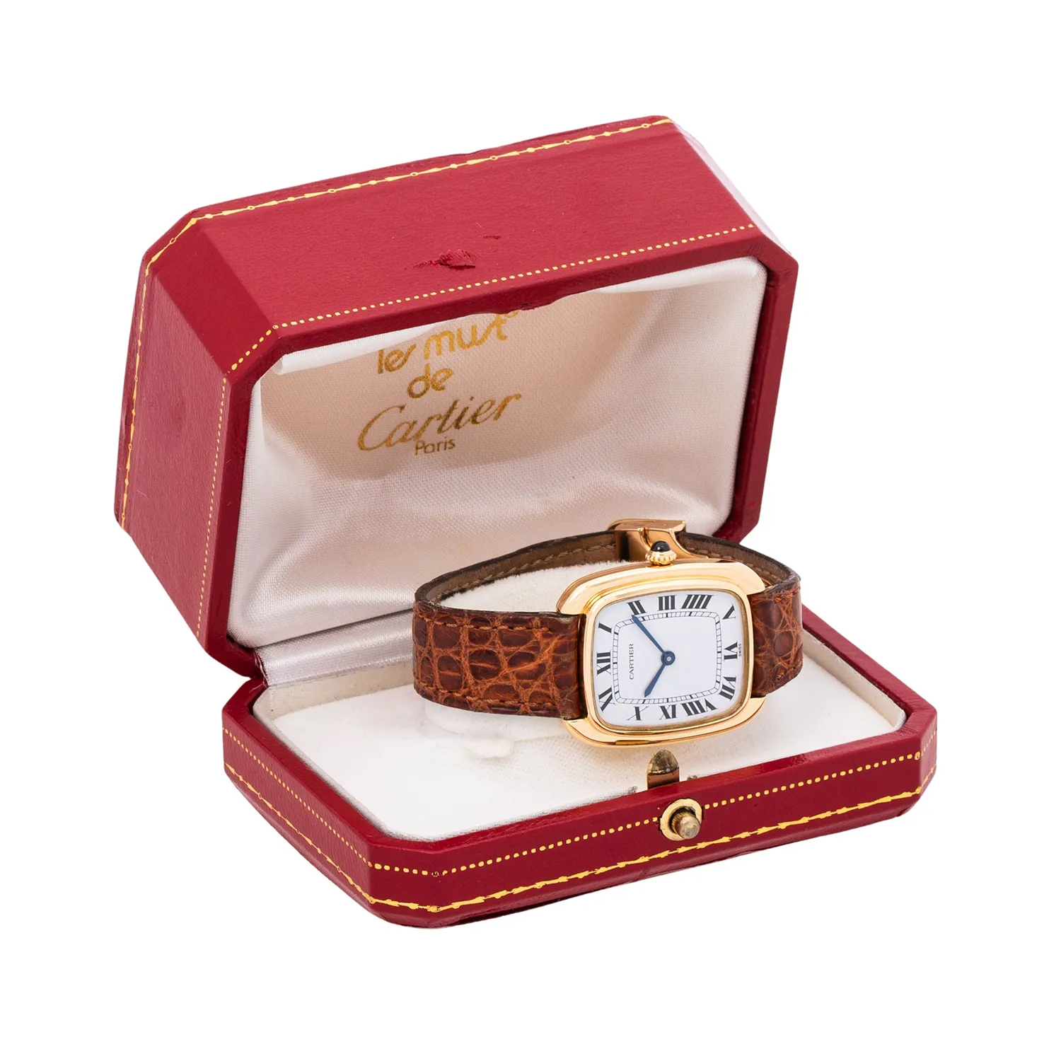 Cartier Gondole 17010 27mm Yellow gold White 6