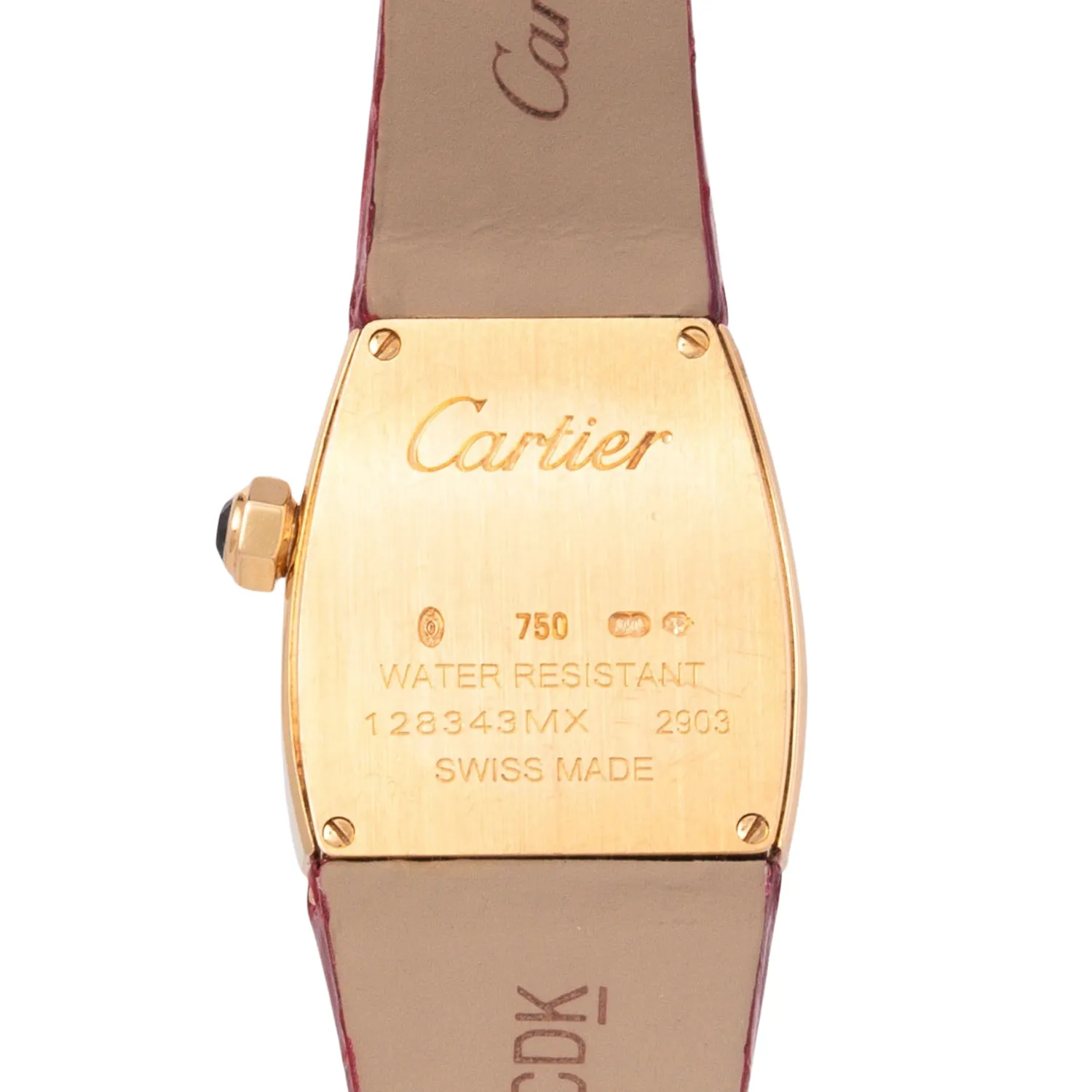 Cartier La Dona 2903 22mm Yellow gold Silver 1