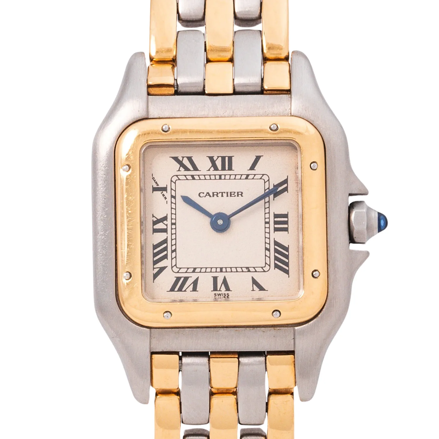 Cartier Panthère 66921 22mm 18k yellow gold and stainless steel Cream