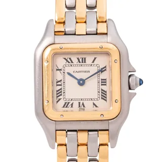 Cartier Panthère 66921 Yellow gold and Stainless steel Cream