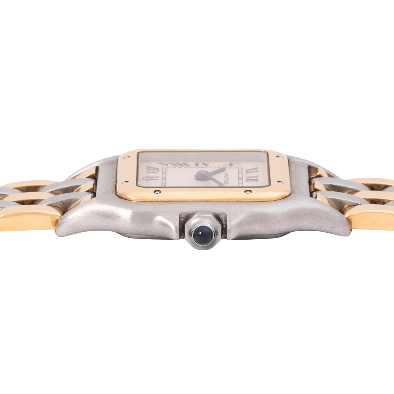 Cartier Panthère 66921 22mm Yellow gold and Stainless steel Cream 2