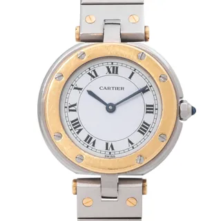 Cartier Santos Ronde 81813 Yellow gold and Stainless steel