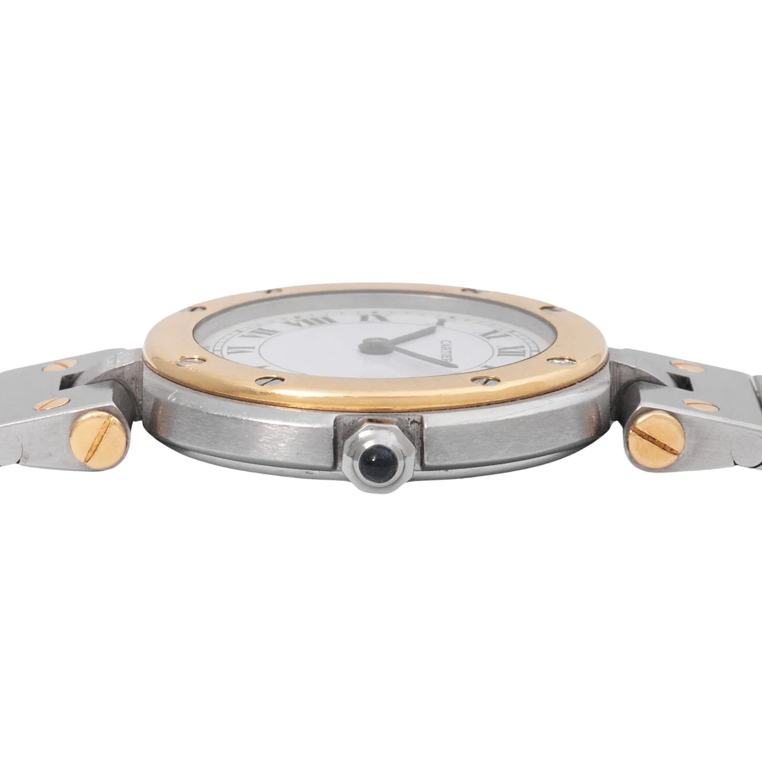 Cartier Santos Ronde 81813 27mm Yellow gold and Stainless steel 2