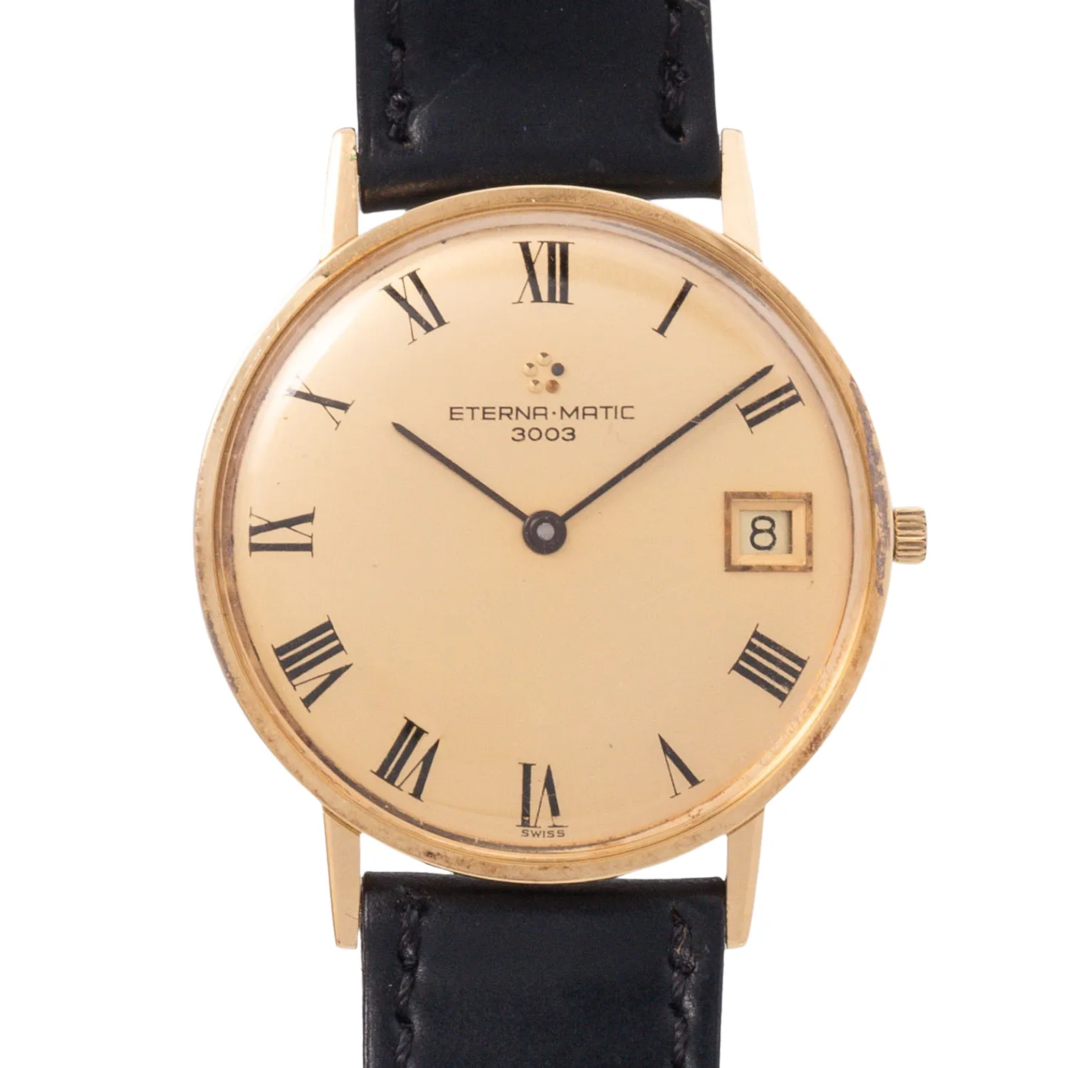 Eterna 744 34.5mm Yellow gold Gold colored