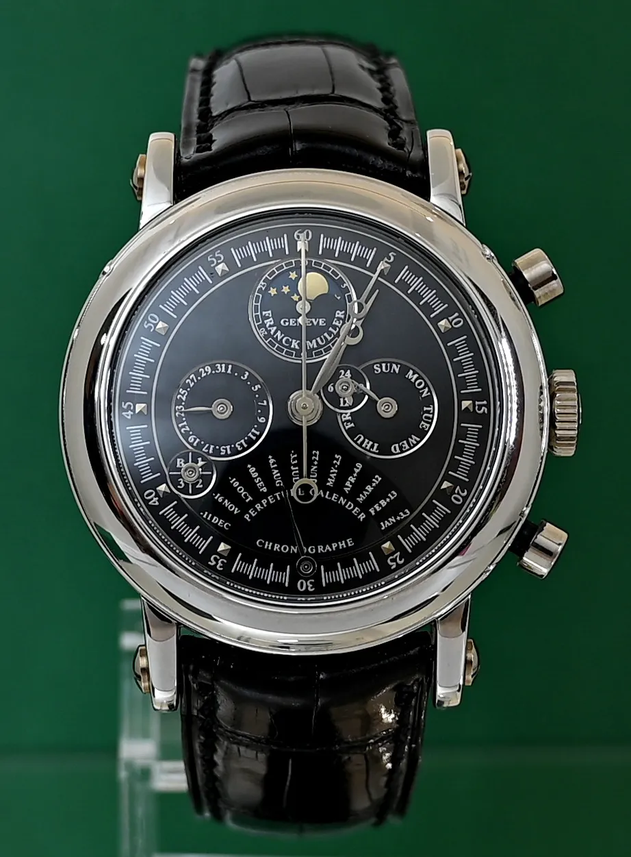 Franck Muller Perpetual Calendar 7000 QP E 39mm Platinum Black