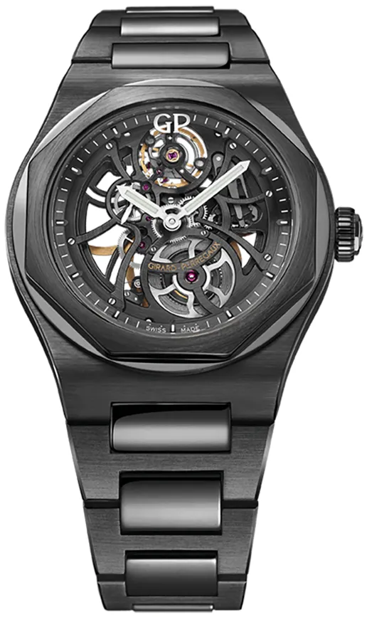 Girard-Perregaux Laureato 81015-32-001-32A 42mm Ceramic Skeleton