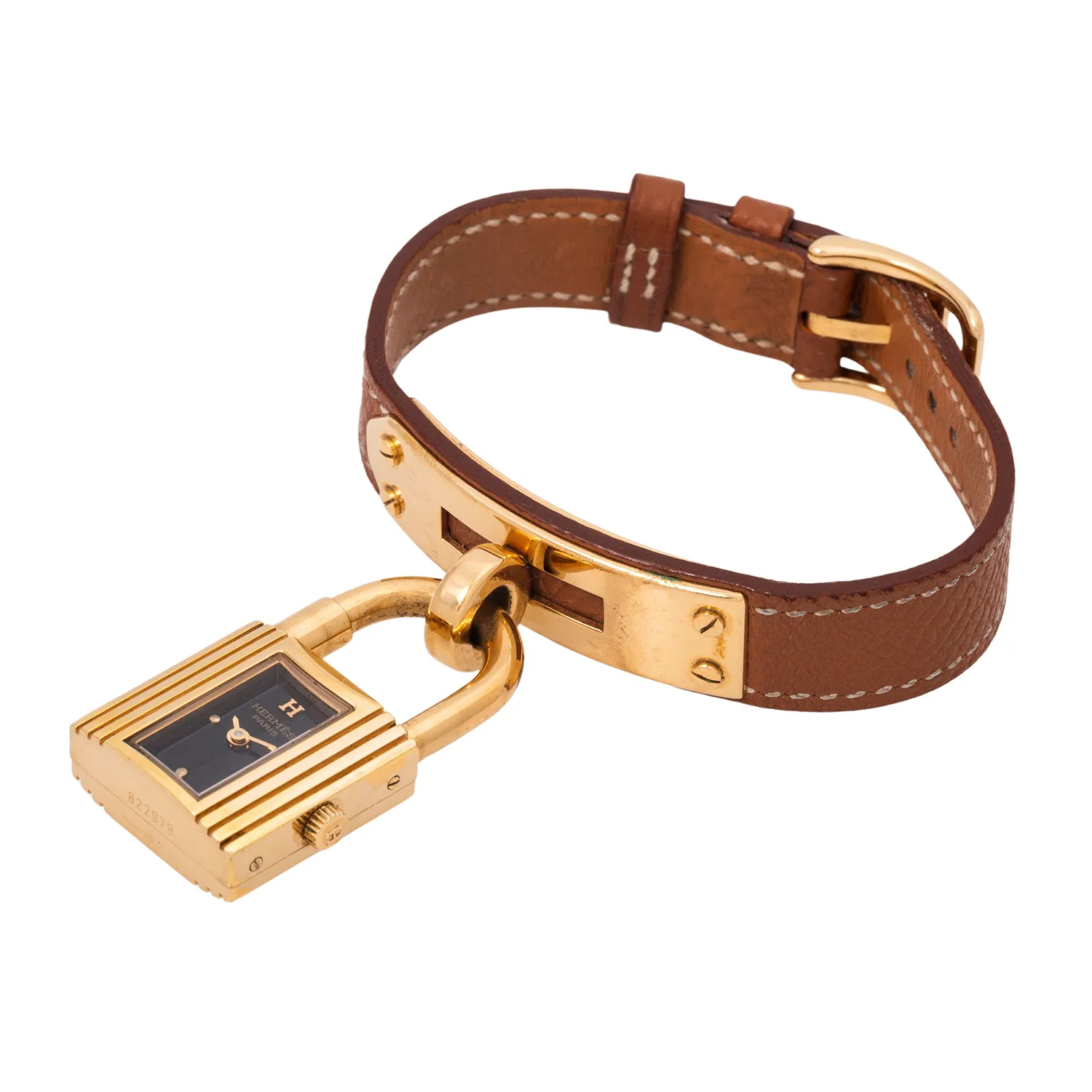 Hermès Kelly-Cadenas KE1.210 20mm Gold-plated Black 3