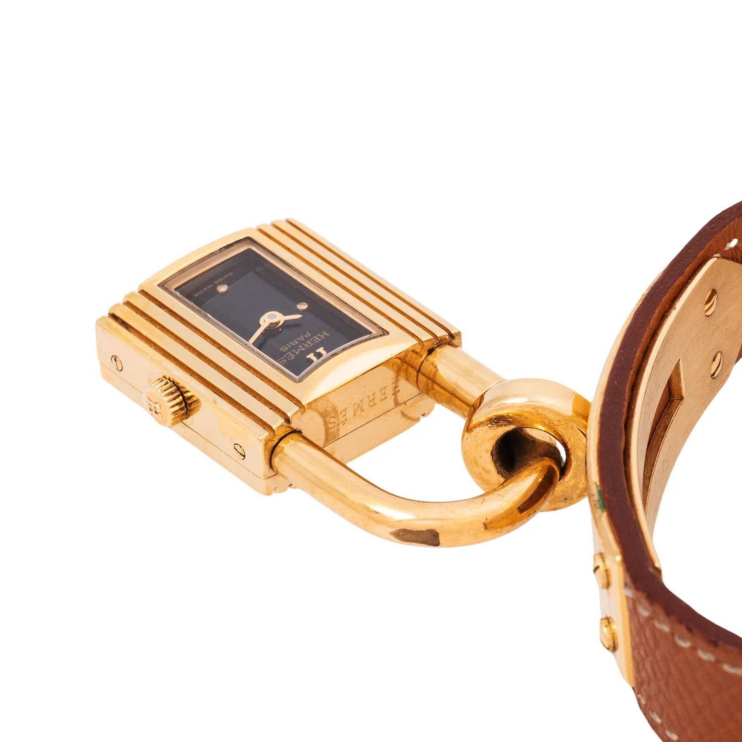 Hermès Kelly-Cadenas KE1.210 20mm Gold-plated Black 4