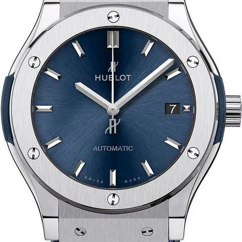 Hublot Classic Fusion 511.NX.7170.LR 45mm Titanium Blue