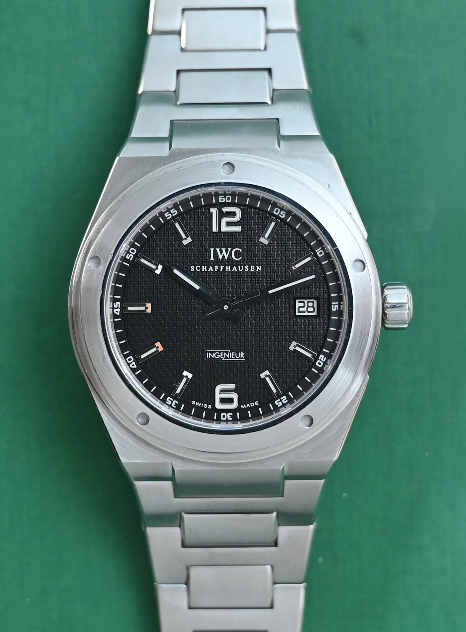 IWC Ingenieur AMG IW322701 42mm Stainless steel Black