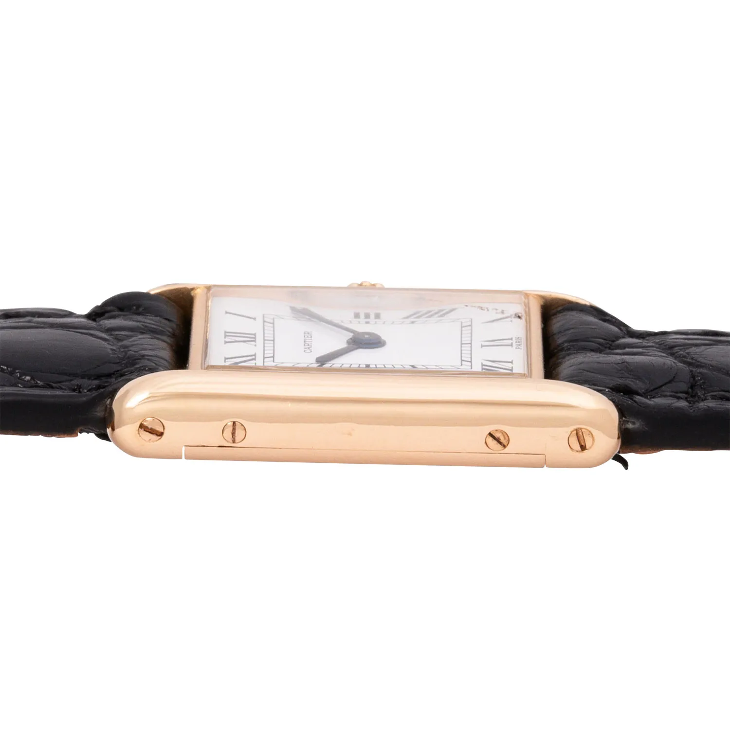 Cartier Tank 19mm Yellow gold White 3