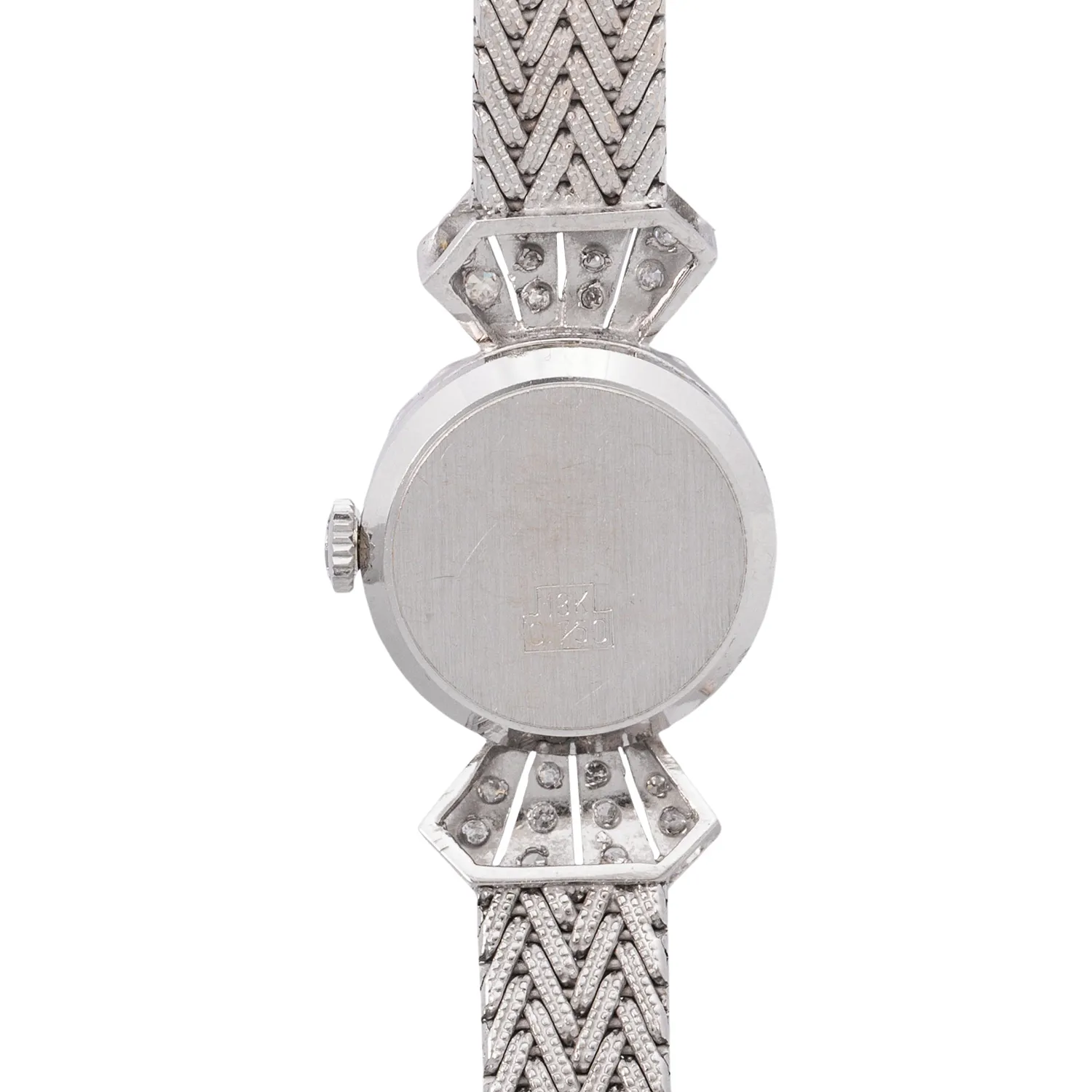 Jaeger-LeCoultre 17mm White gold and Diamond Silver 1