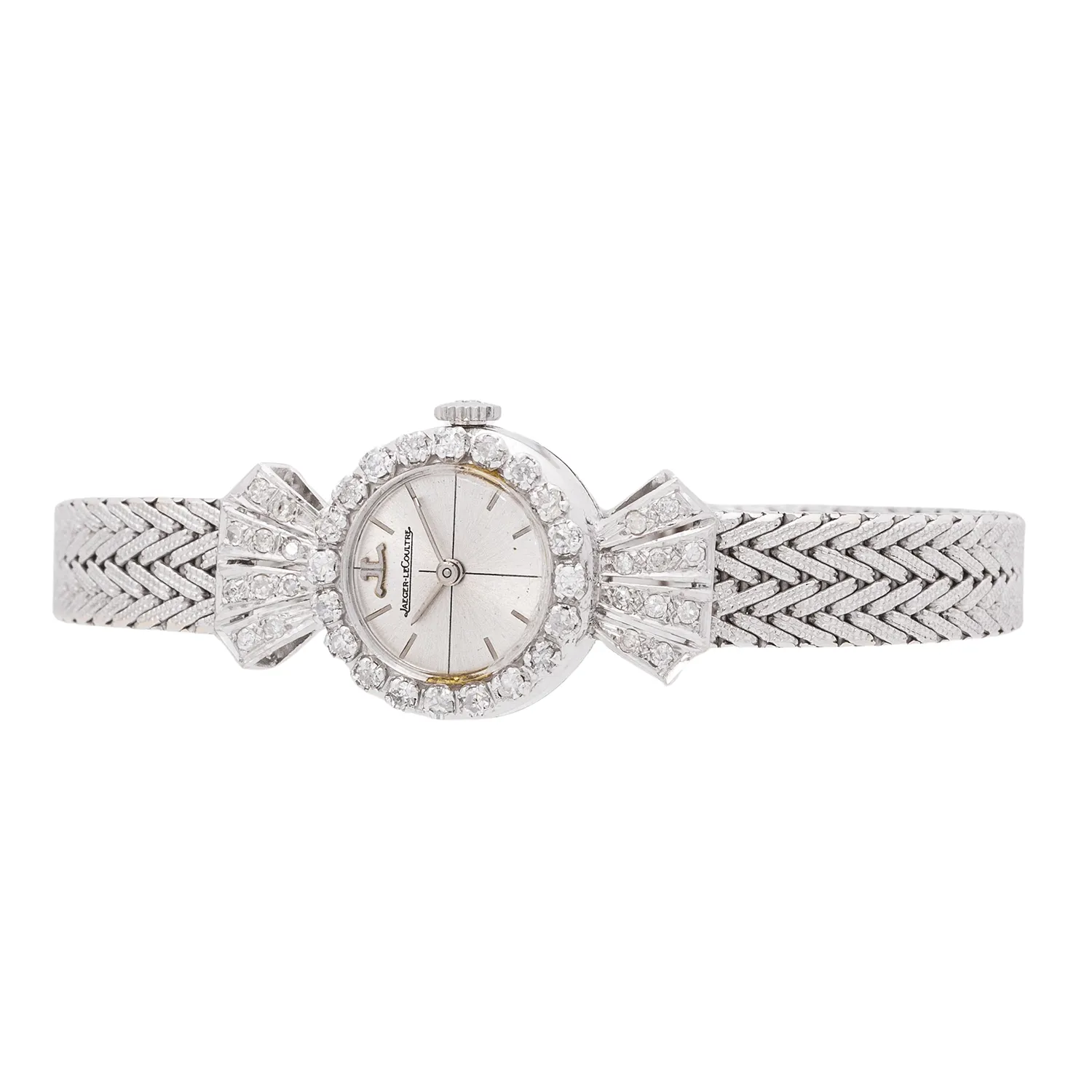 Jaeger-LeCoultre 17mm White gold and Diamond Silver 4