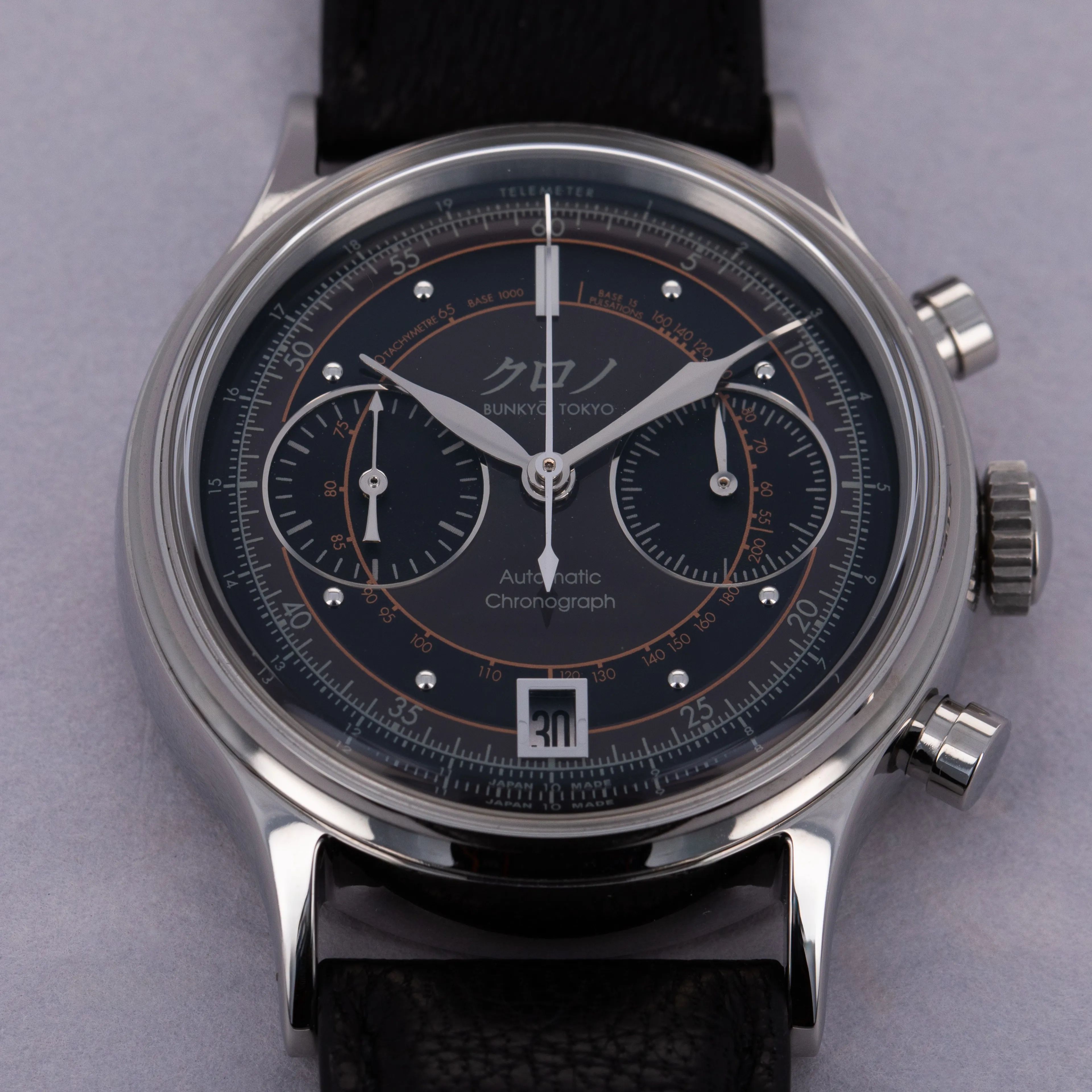 Kurono Chronograph II Chronograph II 38mm Stainless steel Black 11