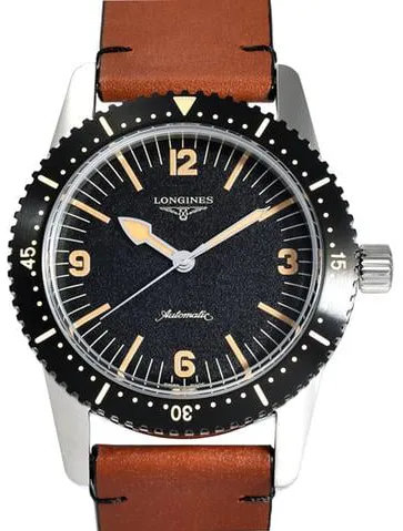 Longines Heritage L2.822.4.56.2 42mm Stainless steel Black