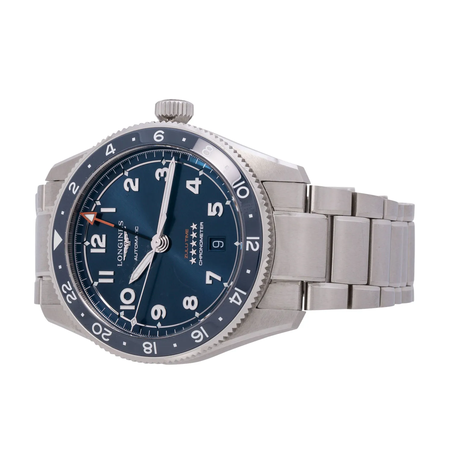 Longines Spirit L3.812.4.93.2 42mm Stainless steel Blue 6