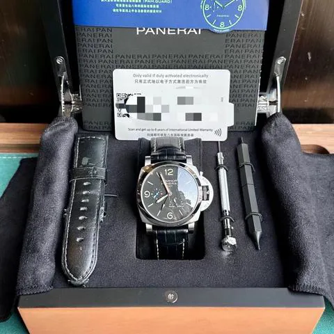 Panerai Luminor 1950 3 Days GMT Power  PAM 01321 44mm Stainless steel Black