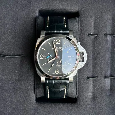 Panerai Luminor 1950 3 Days GMT Power  PAM 01321 44mm Stainless steel Black 1