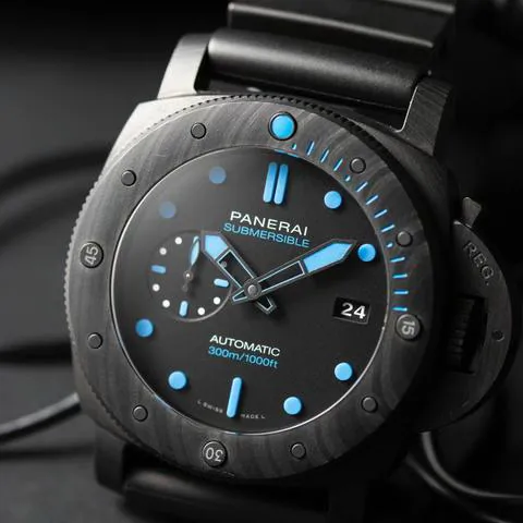 Panerai Luminor GMT Automatic PAM 01616 47mm Carbon fiber Black 1