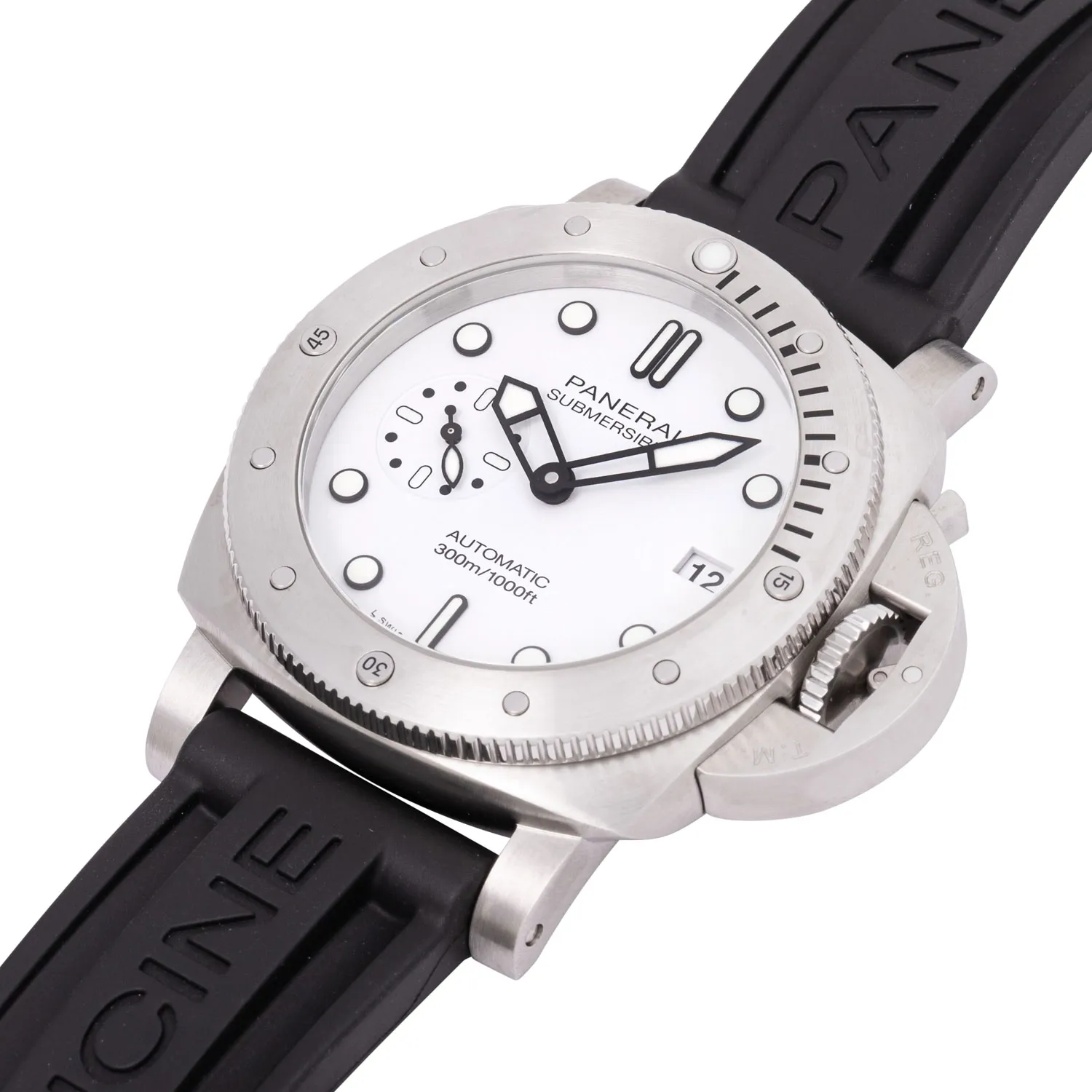 Panerai Submersible PAM02223 42mm Stainless steel White 2