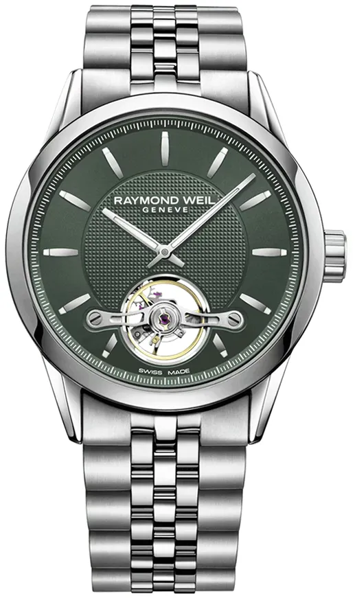 Raymond Weil Freelancer 2780-ST-52001 42.5mm Stainless steel Green