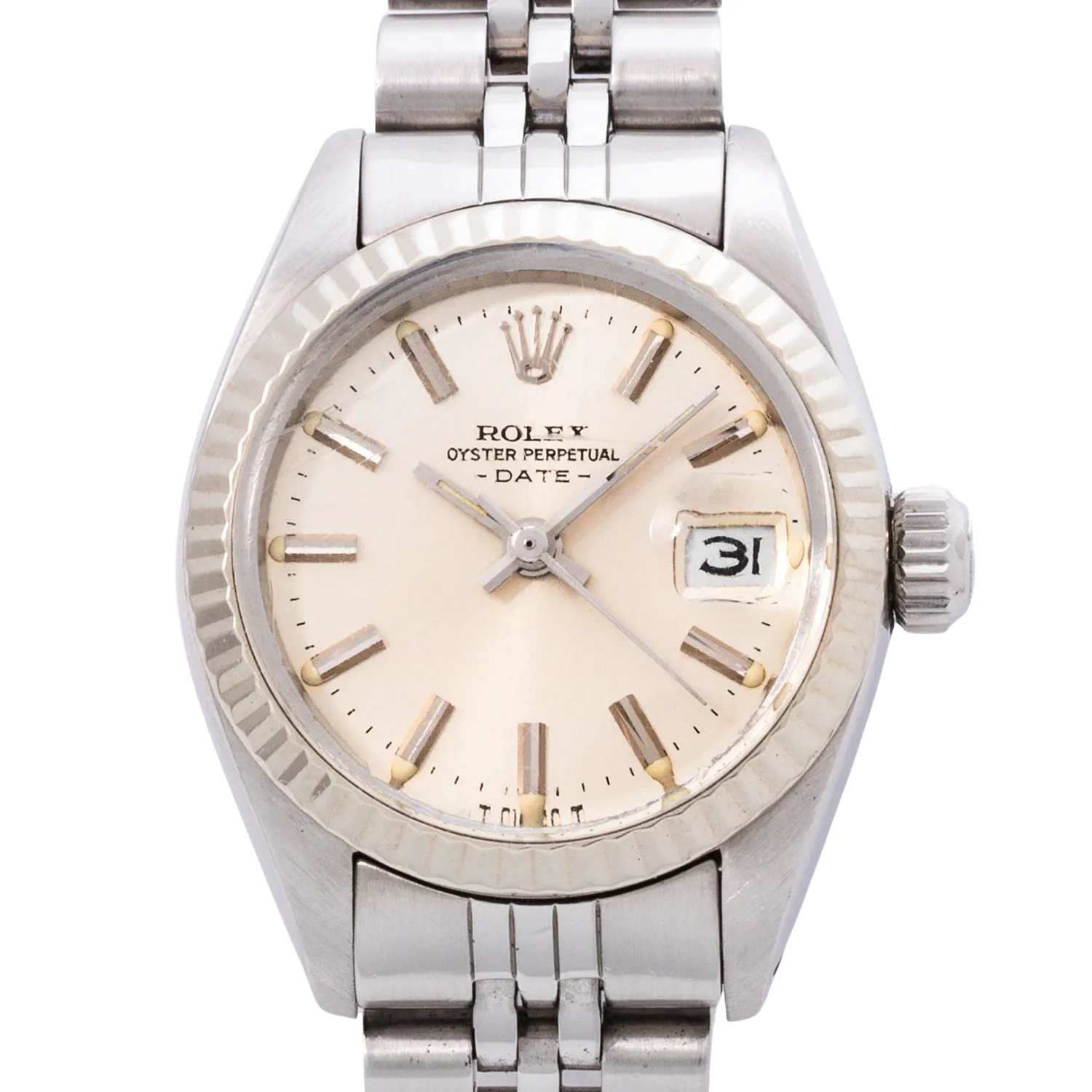 Rolex Datejust 6917 26mm White gold and Stainless steel Silver