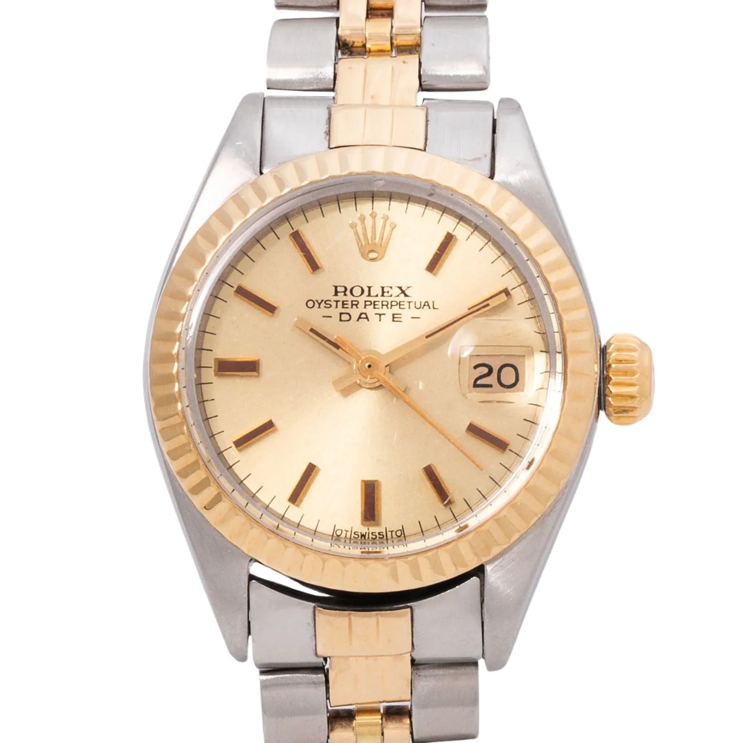 Rolex Datejust 6917 26mm Yellow gold and Stainless steel Silver