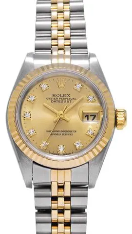 Rolex Datejust 69173G 26mm Stainless steel Champagne