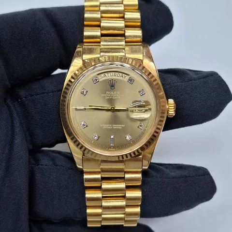 Rolex Day-Date 36 1803 36mm Yellow gold Brown