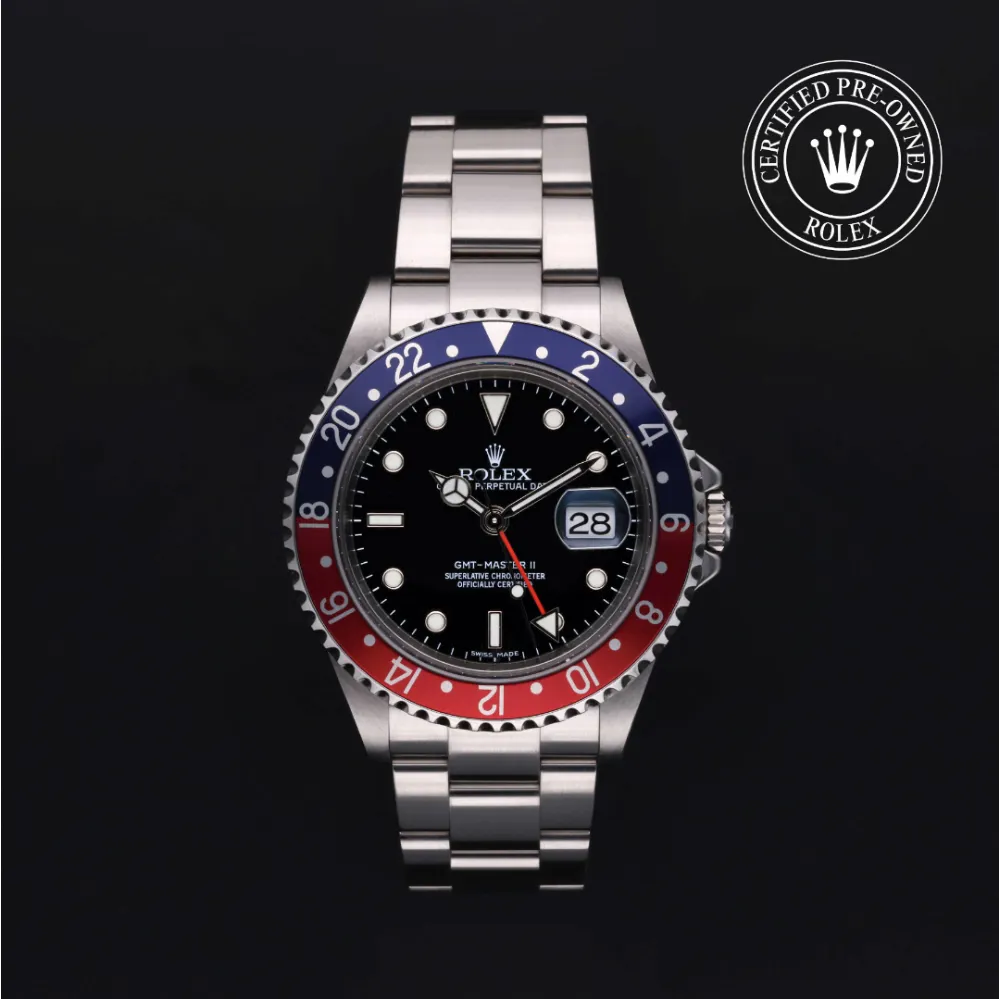 Rolex GMT-Master II 16710BLRO 40mm Stainless steel Black