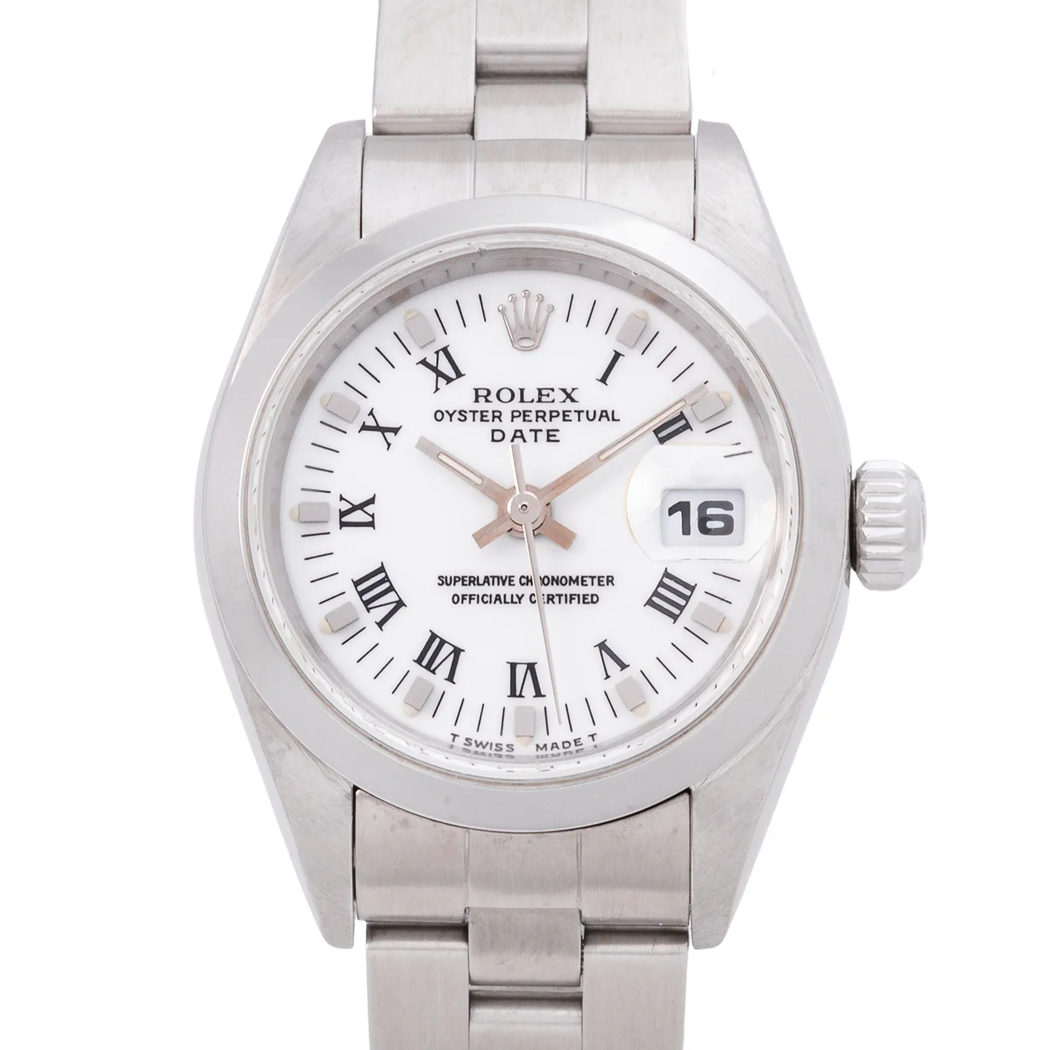 Rolex Oyster Perpetual 69160 26mm Stainless steel White