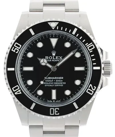 Rolex Submariner (No Date) 41 124060 41mm Stainless steel Black