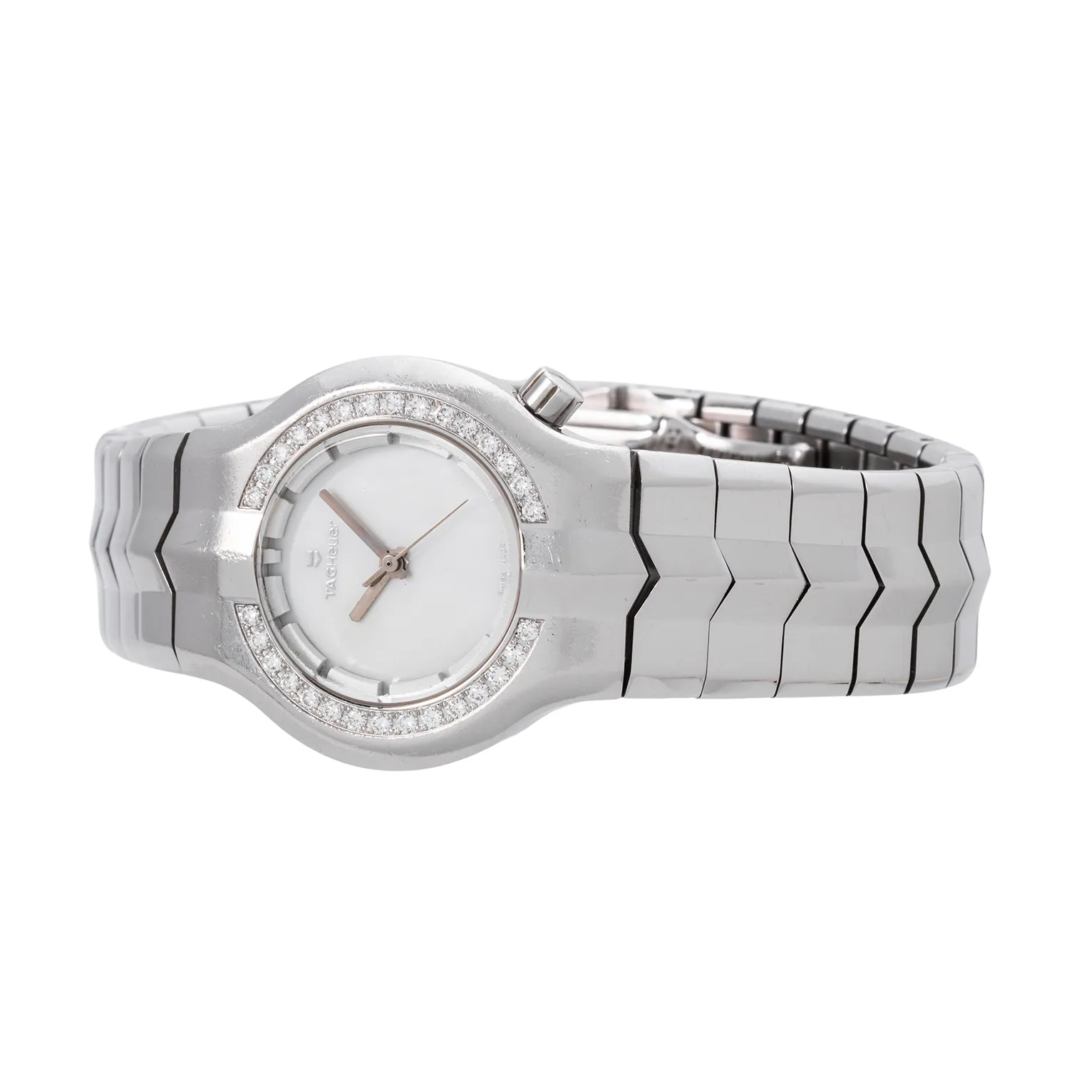 TAG Heuer Alter Ego WP1317 29mm Stainless steel and Diamond Mother-of-pearl 4