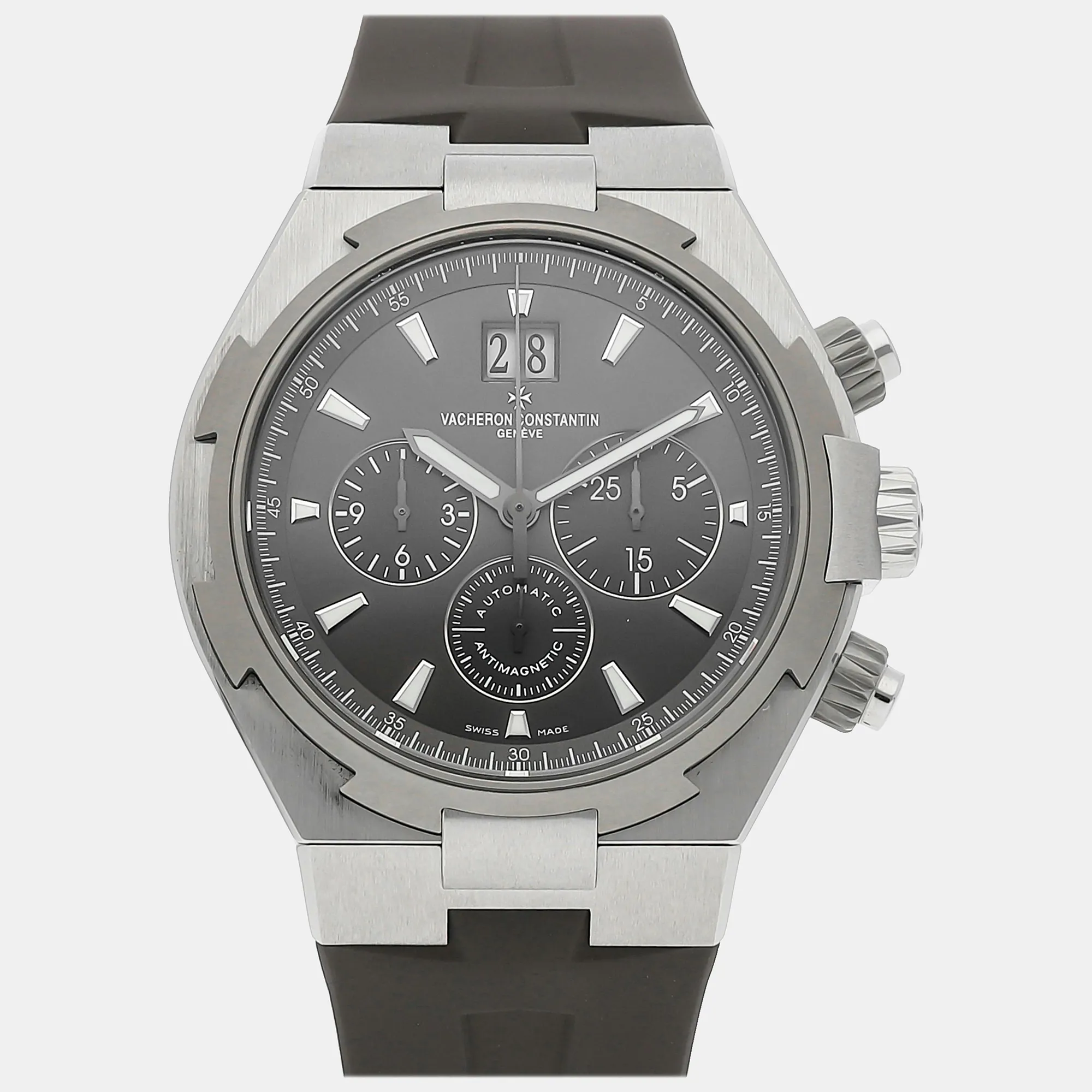 Vacheron Constantin Overseas Chronograph 49150/000W-9501 42mm Stainless steel Gray