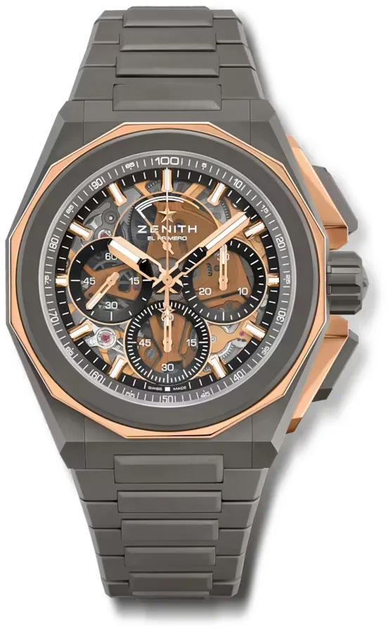 Zenith Defy Extreme 87.9100.9004/03.I001 45mm Rose gold and Titanium Skeleton